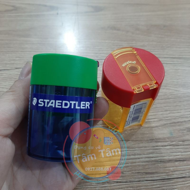 Gọt Chì Staedtler 1 lỗ chuốt, Gọt chì cao cấp Staedtler mã 511-006-Dụng cụ vẽ Tâm Tâm