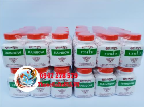 RainBow Thuố.c Gà Đá Thái Lan Hộp 100 Viên
