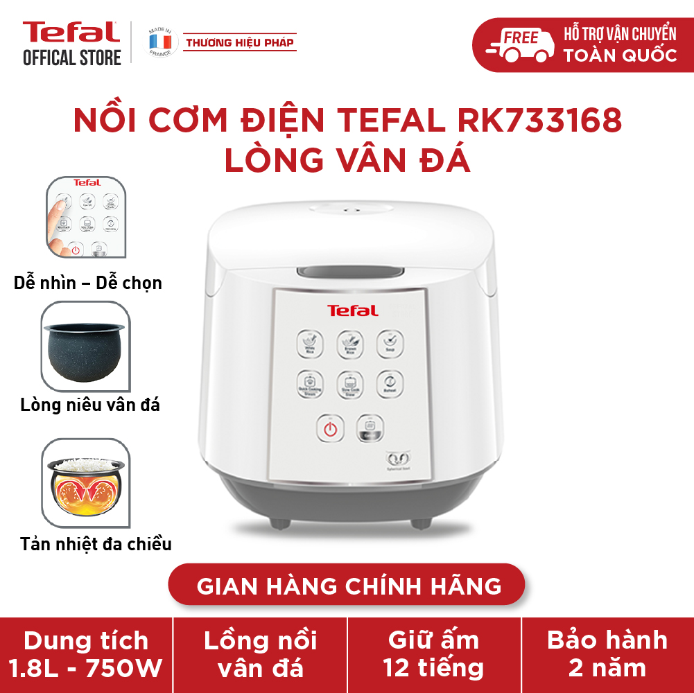 Nồi cơm điện tử Tefal RK733168 – 1.8L, 750W – Hàng chính hãng