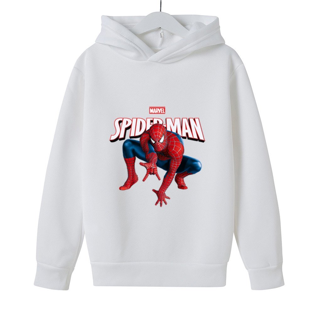 Áo Khoác Bé Trai Hoodie, Áo Dài Tay Có Nón bé trai in siêu nhân nhện , bản mềm mỏng nhẹ, thoáng mát AT11