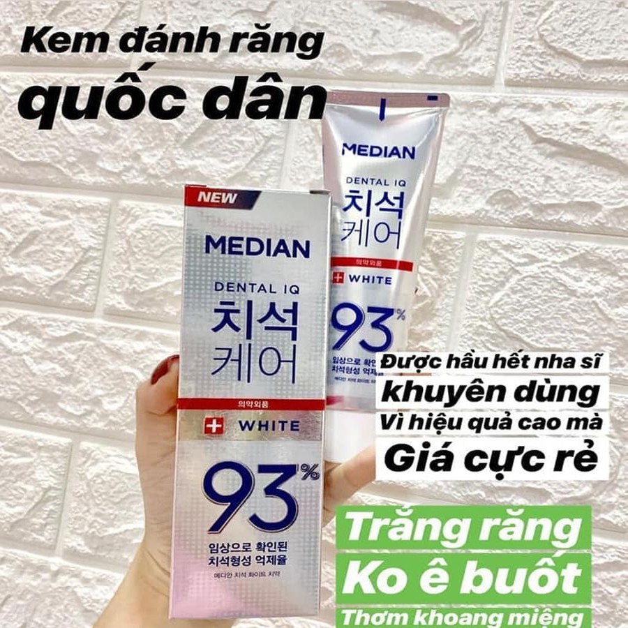 Kem đánh răng median dental iq 93% hàn quốc