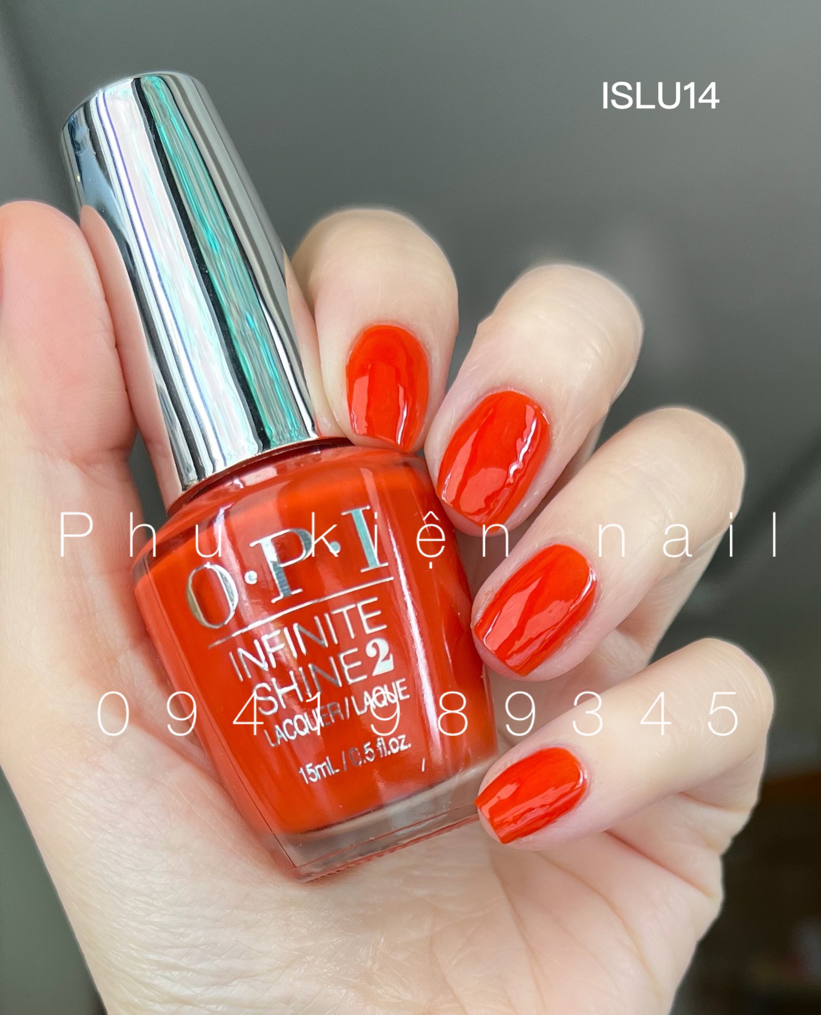 Sơn gel lạnh opi - sơn nắp bạc siêu bóng