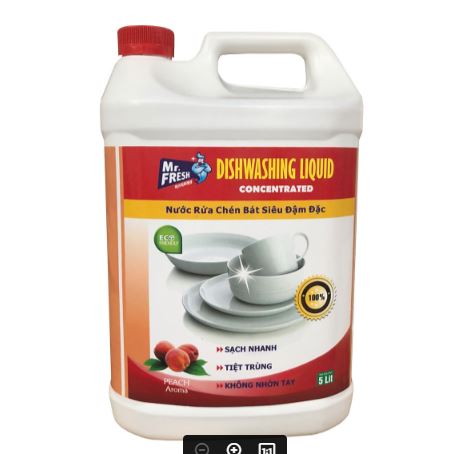 Nước rửa chén bát Mr.Fresh 5L