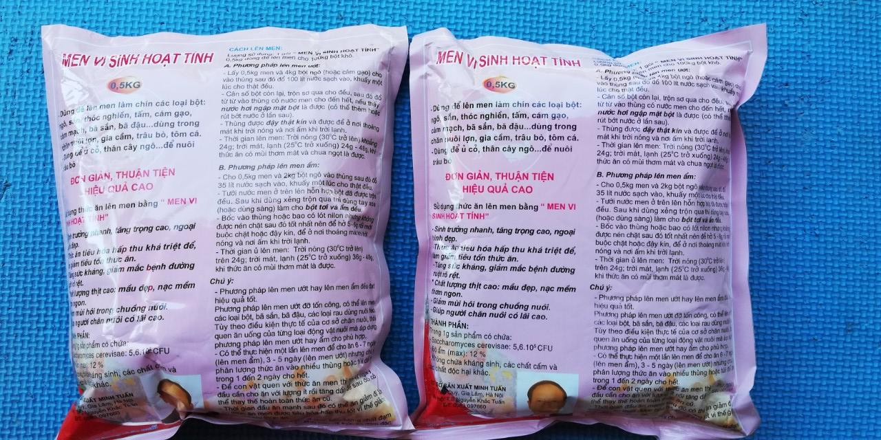 1 gói Men ủ vi sinh hoạt tính 500g