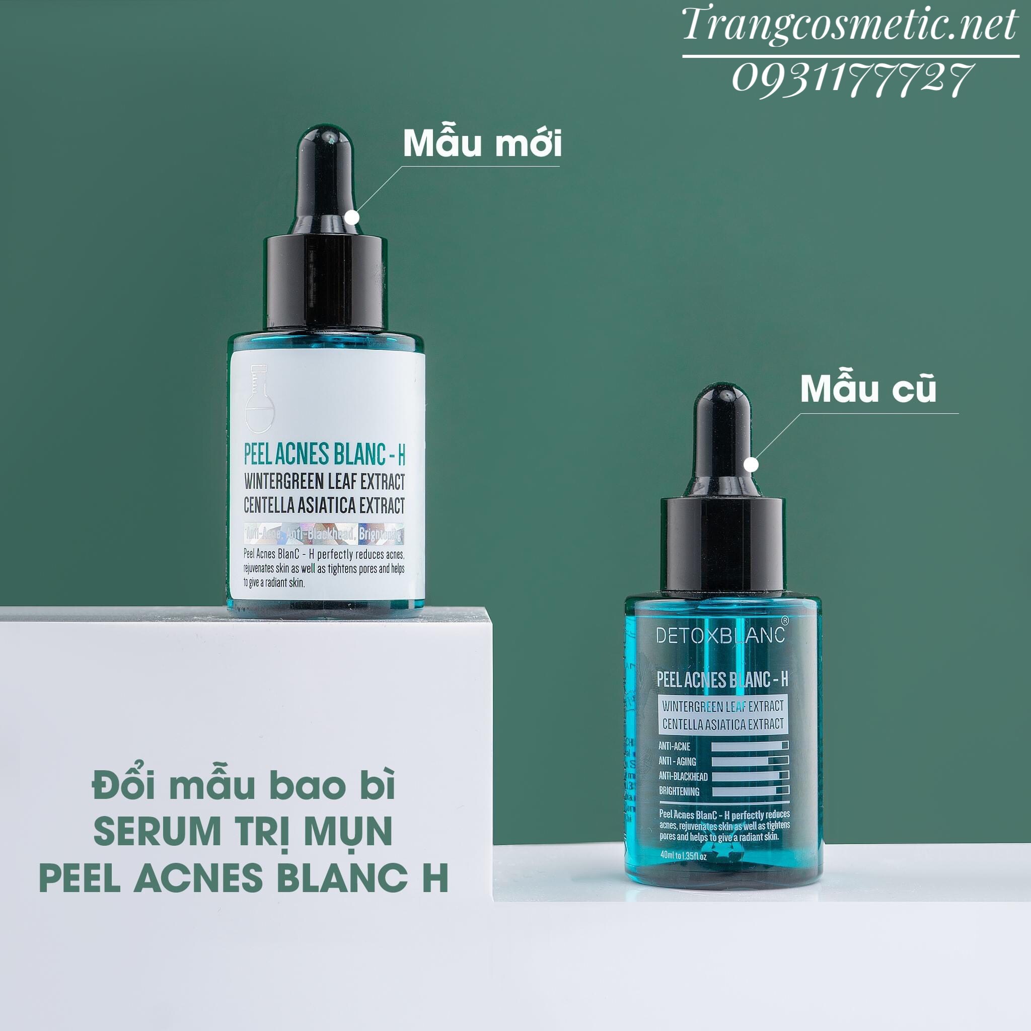 Serum Mụn Lộc Đề H - Peel Acnes Blanc H (mẫu mới)