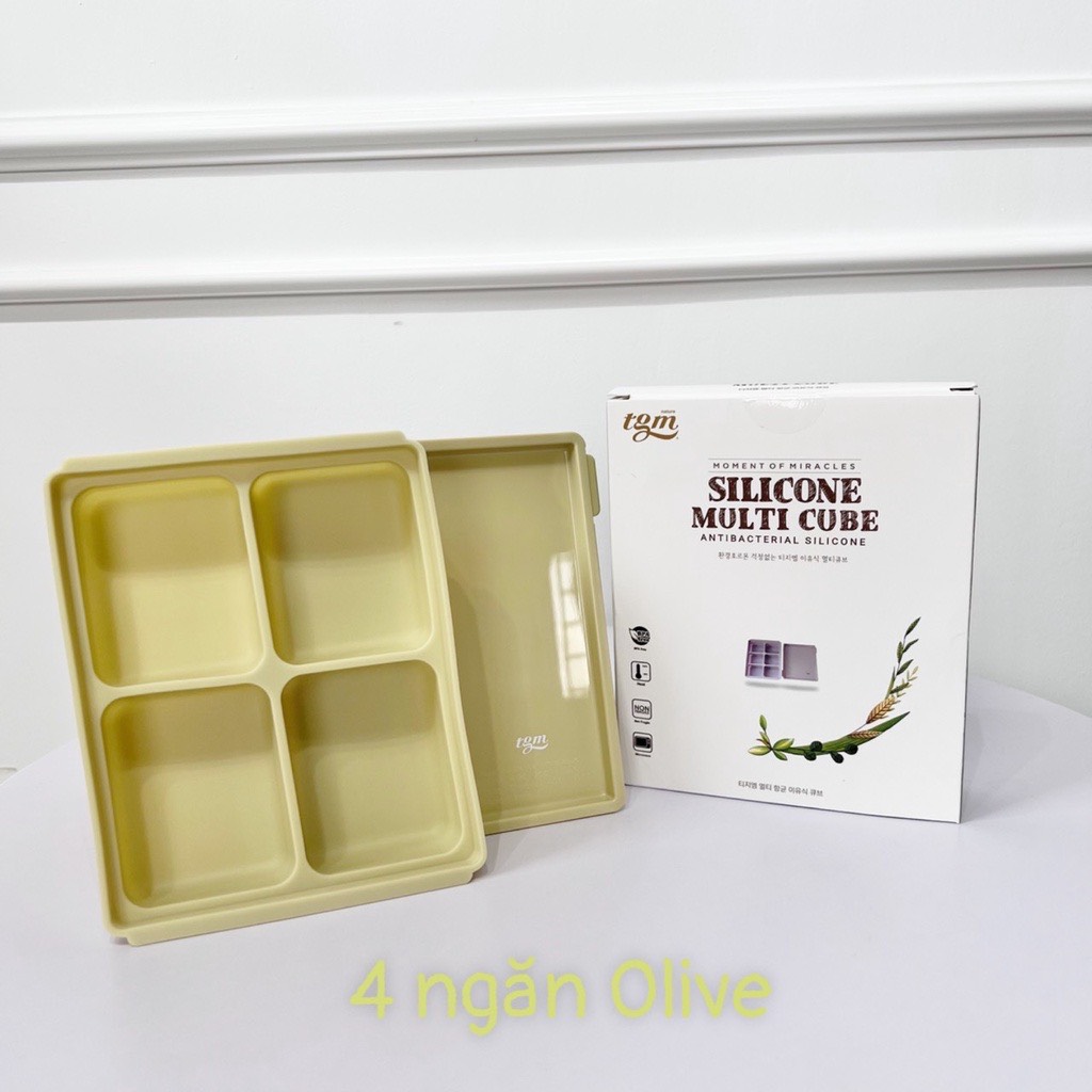 Khay Trữ Đông TGM Silicone Multi Cube cho bé ăn dặm