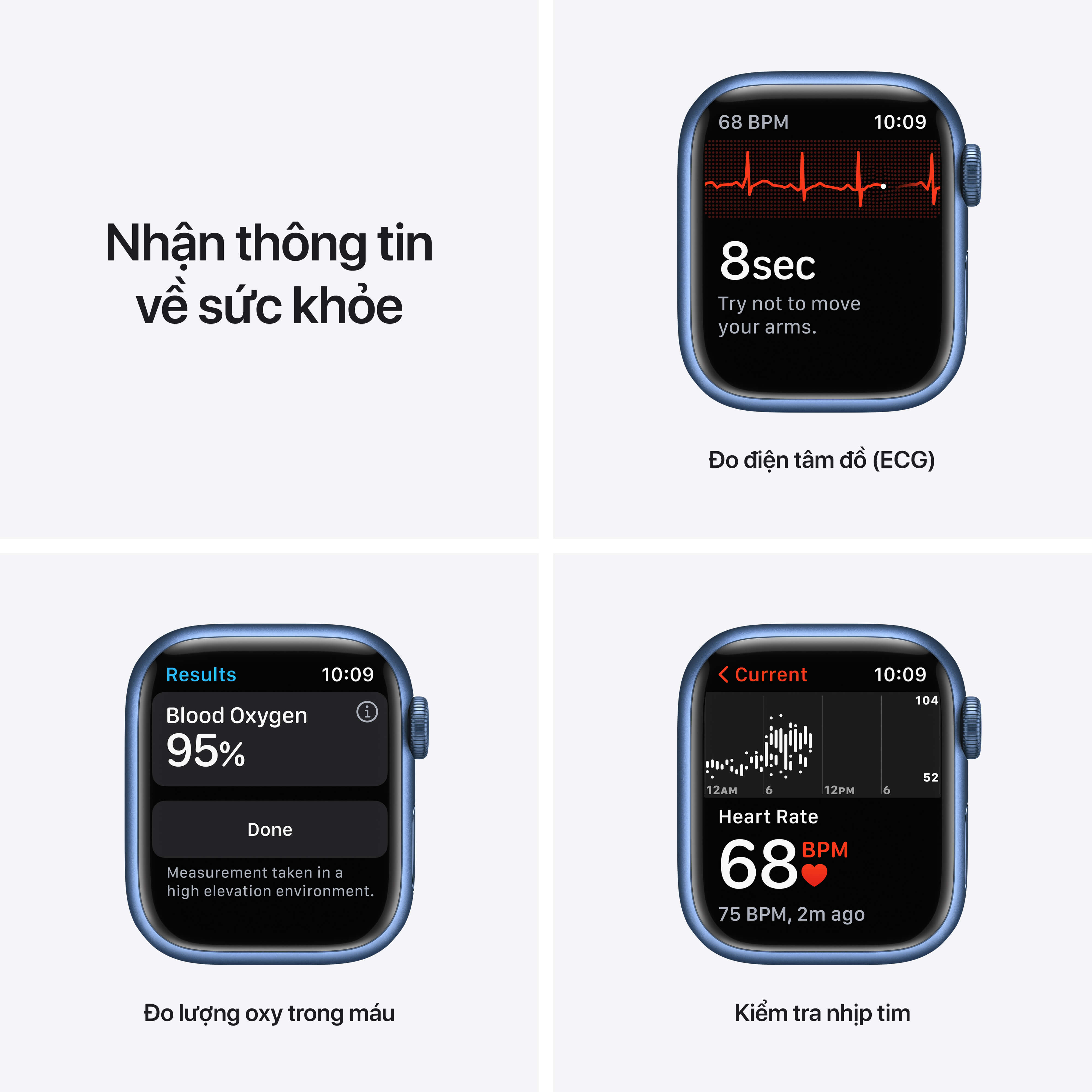 Apple Watch Series 7 GPS Nhôm (Dây Thể Thao)
