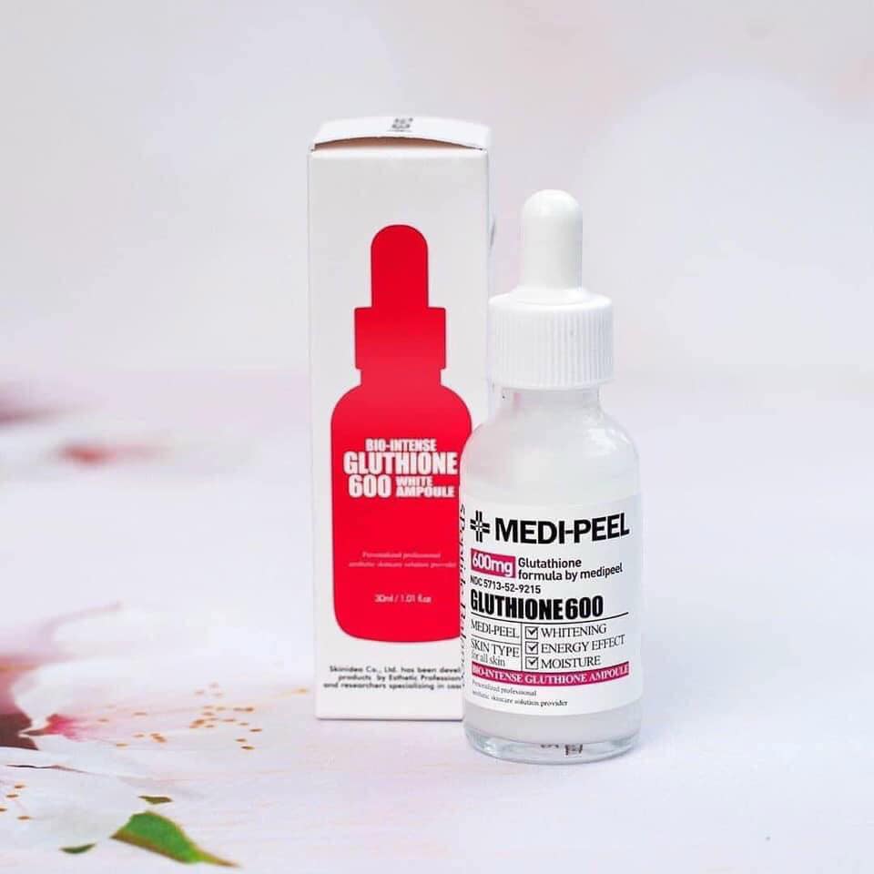 Tinh chất dưỡng trắng medi peel glutathione 600 white ampoule hàn quốc