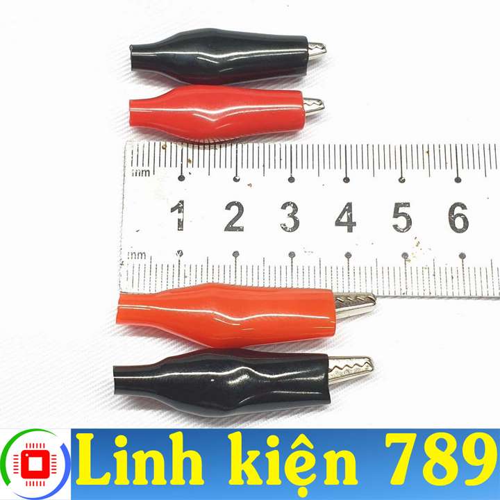 Bộ 10 đầu Kẹp Cá Sấu Nhiều Kích Thước