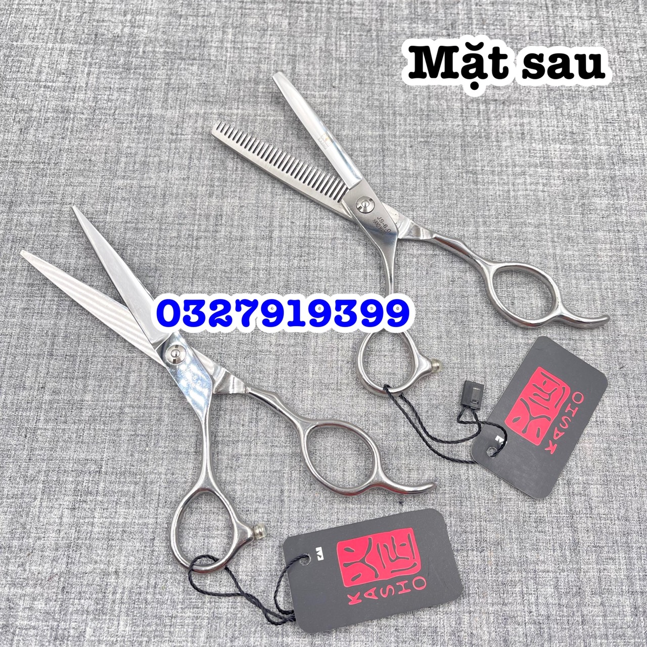 SAKURA Kéo cắt tóc tay trái SAKURA 6.0 in Chất liệu thép S440C Độ cứng trên 62HRC Kèm bao da
