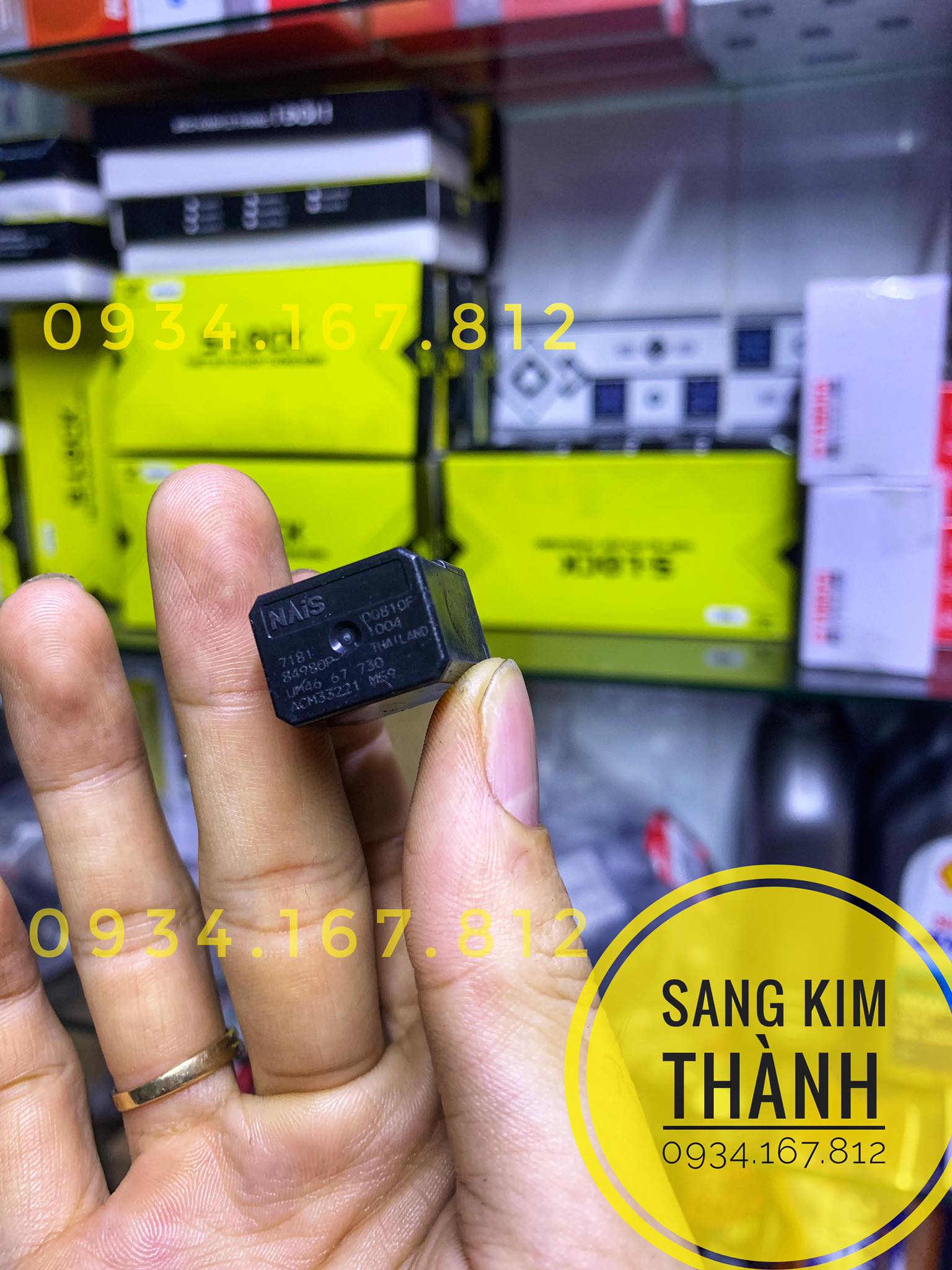 Relay Nais 12V DC 4 Chân Made In Thailan