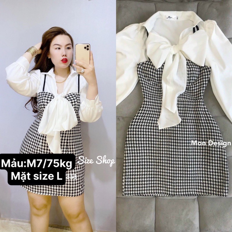 [HCM]Sét Yếm Caro #Bigsize 60=>90KG