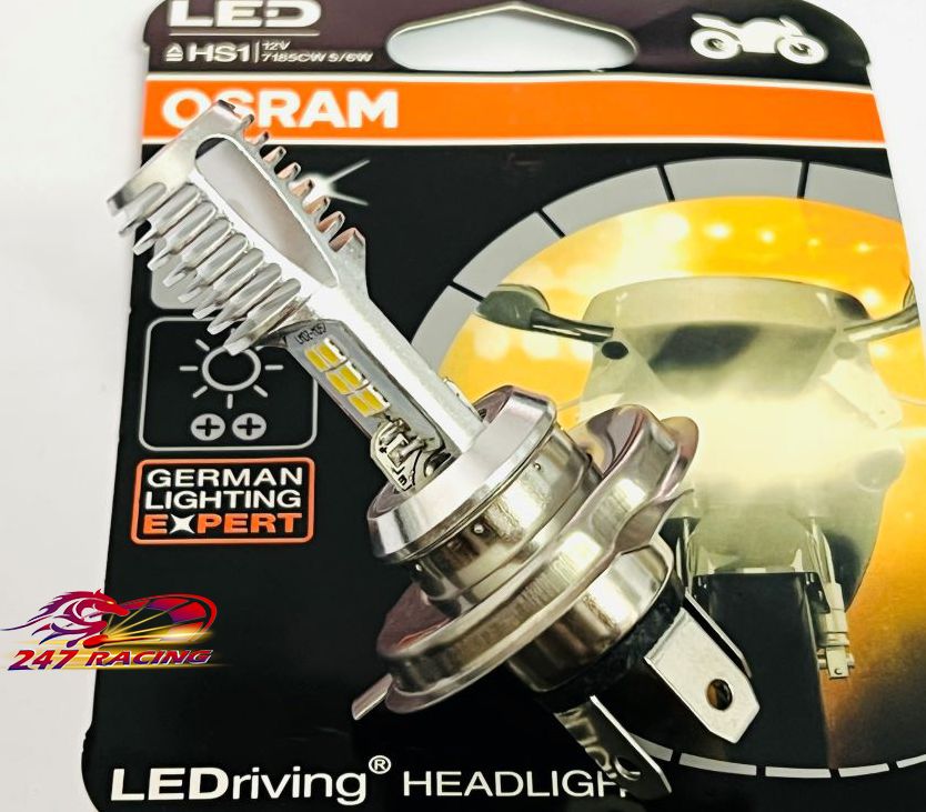 Đèn pha led osram chân h4 với 6 tim led dành cho mọi loại xe máy