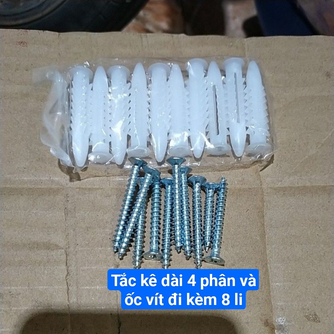 Tắc kê và ốc vít tương ứng với tắc kê