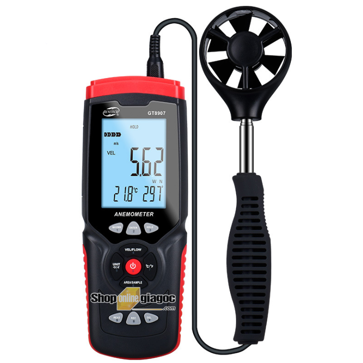 Máy Đo Tốc Độ Gió, Nhiệt Độ Gió, Hướng Gió Benetech GT8907