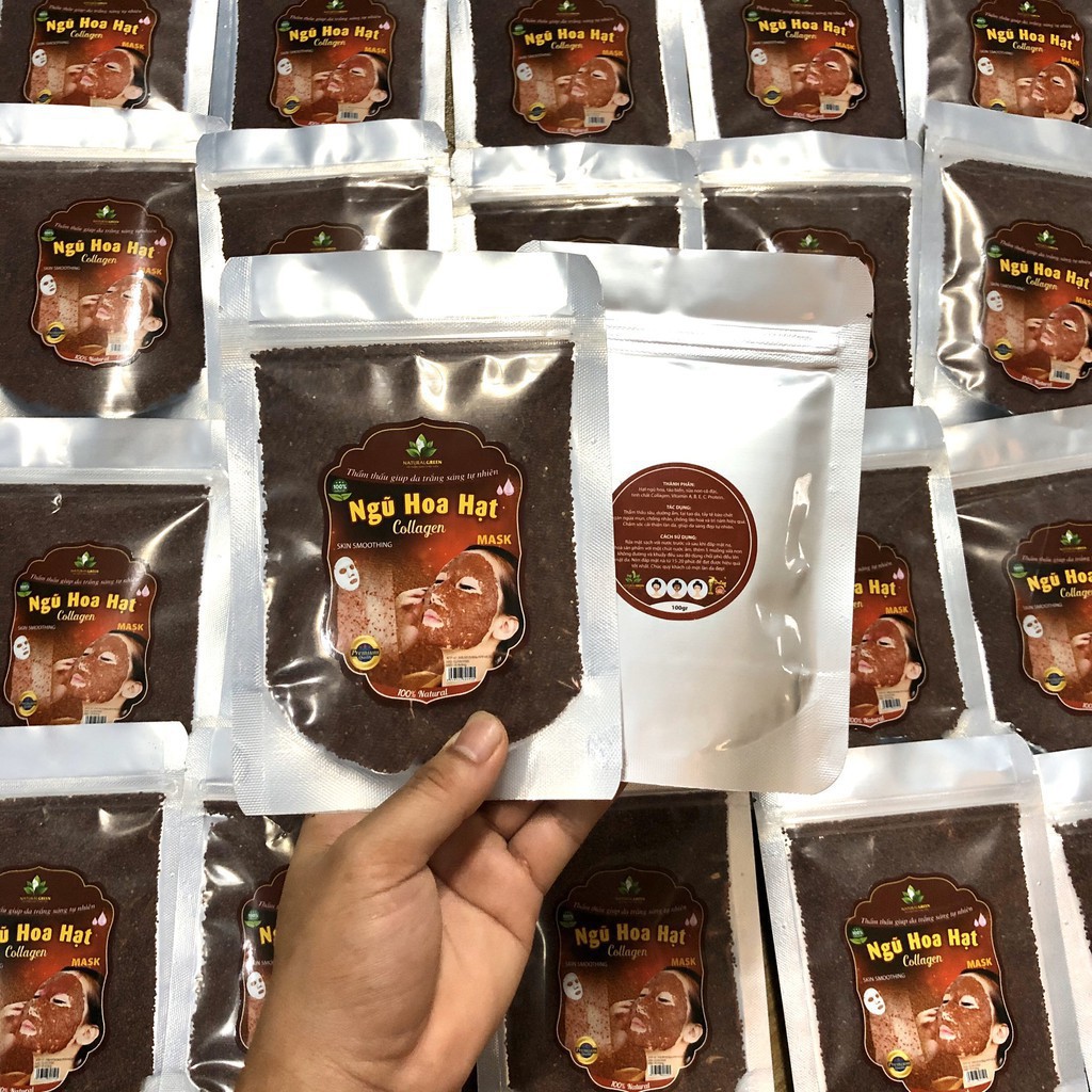 Ngũ hoa hạt collagen làm trắng da