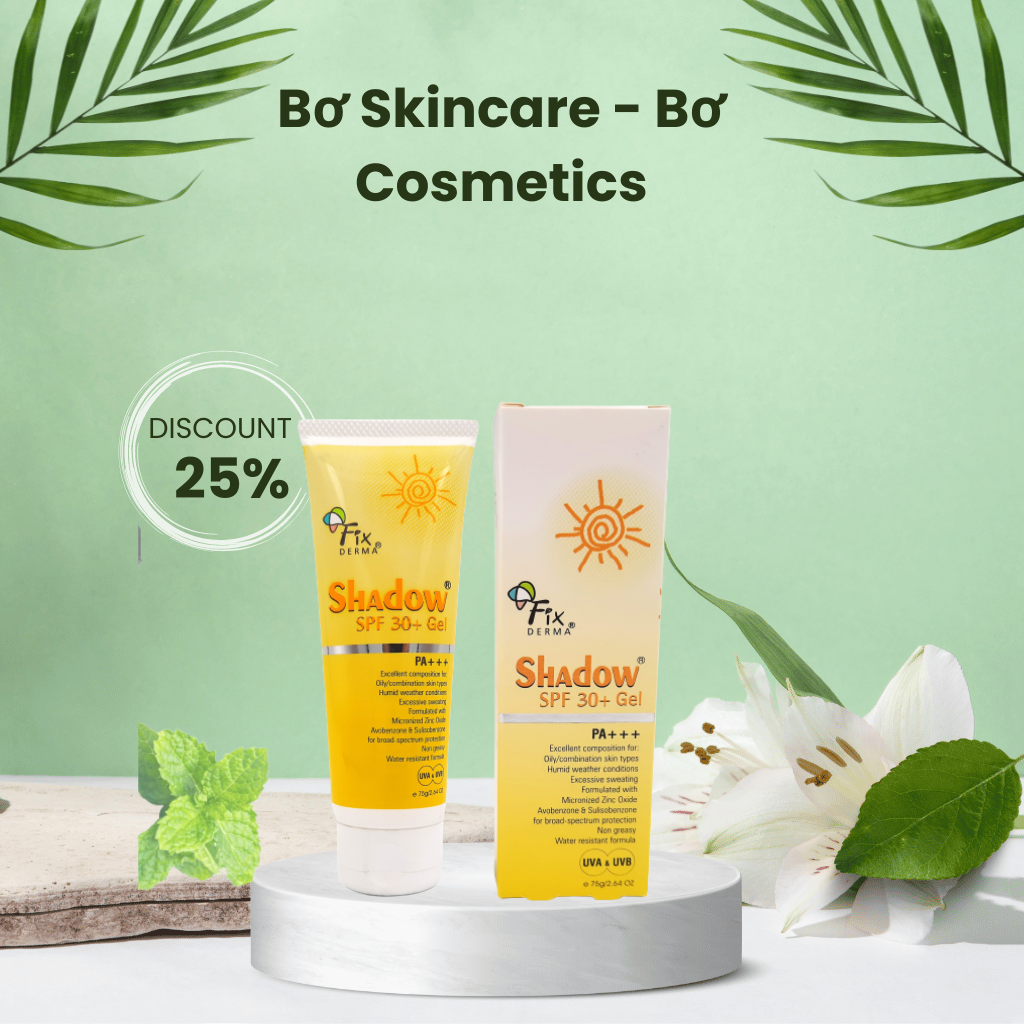 Kem chống nắng fixderma gel spf 30+