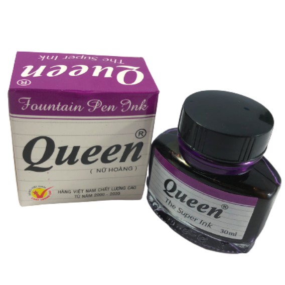 Mực viết bút máy,Mực Queen (1 lọ )