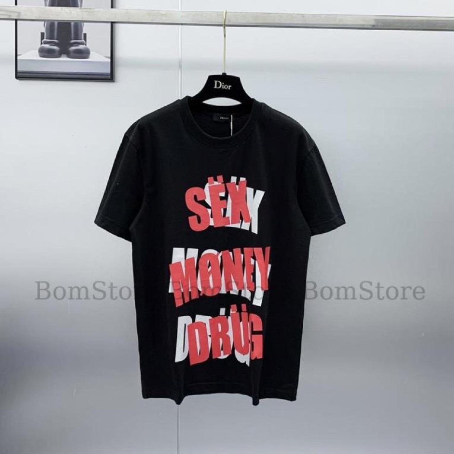 Áo thun tay lỡ nam nữ chữ Sex Money Drug siêu hot