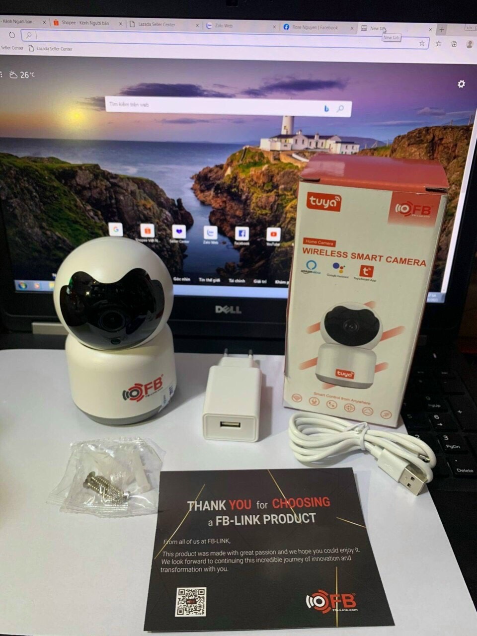 Camera IP Wifi Robo FB-Link TY302 3.0M (Phần mềm Tuya, Đàm thoại 2 chiều)