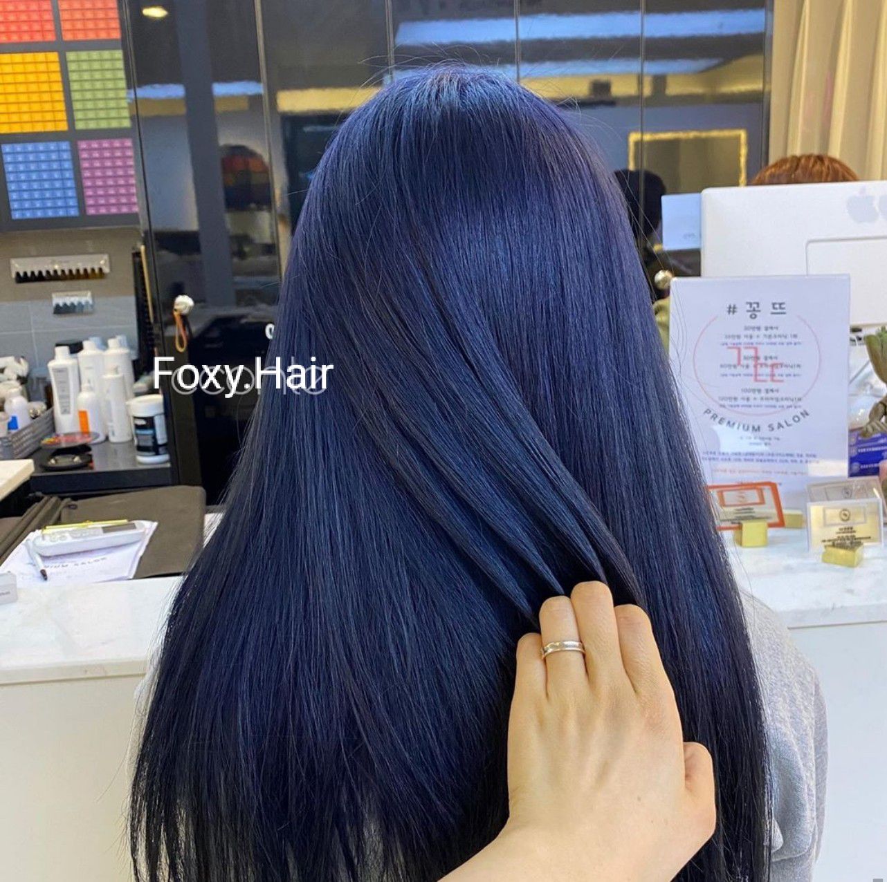 SET NHUỘM MÀU XANH THAN (KÈM OXI)