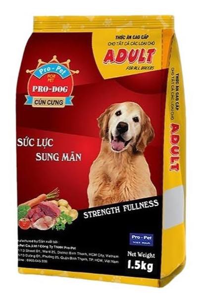 400GR THỨC ĂN PRO-DOG DÀNH CHO CHÓ LỚN VỊ THỊT GÀ