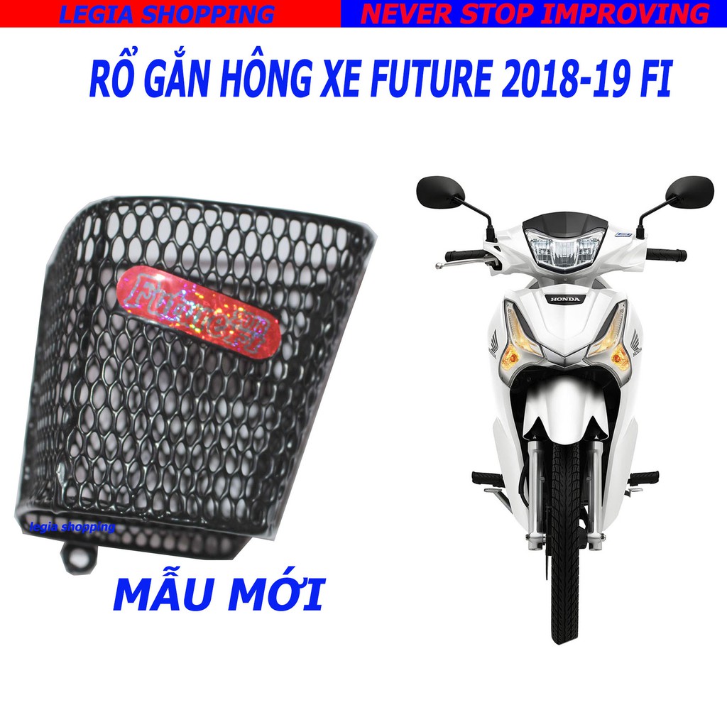 RỔ GẮN BÊN HÔNG XE HONDA FUTURE FI 2018 -  2020  FULED  MẪU MỚI
