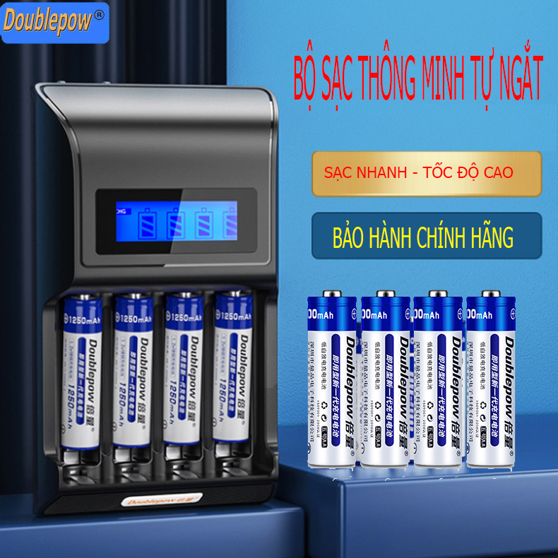 Bộ sạc pin tiểu AA AAA DP-K98B tự ngắt tốc độ cao