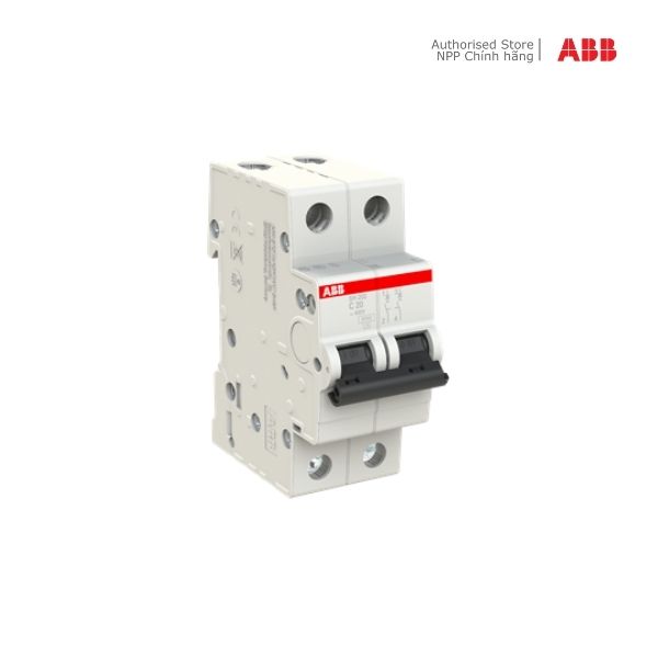 Cầu dao tự động ABB MCB 2P 20A 6kA (SH202-C20)
