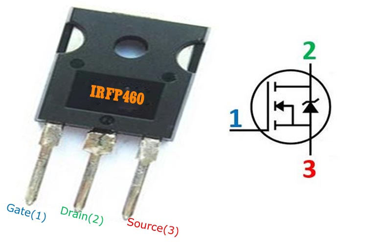 IRF460 – N-MOSFET 20A 500V TO-247