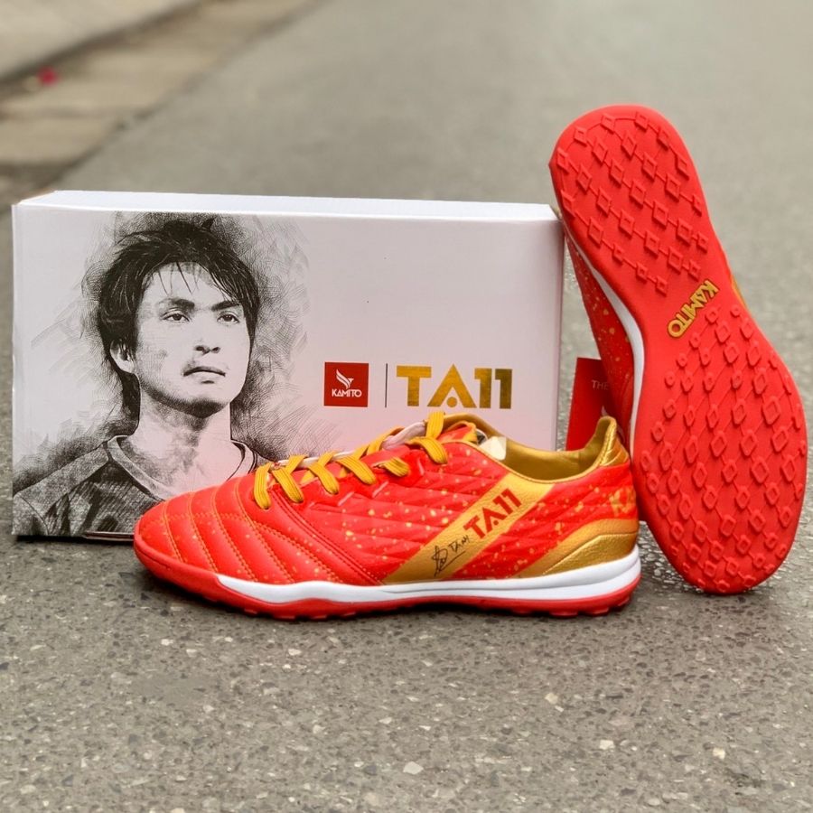 Giày đá bóng Kamito TA11 Kid - Màu Đỏ