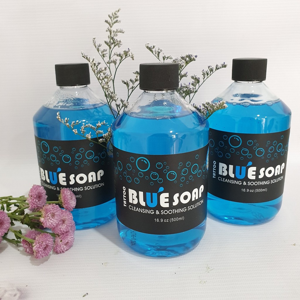 Nước Vệ Sinh Hình Xăm Blue Soap 500 ml [Loại 1]