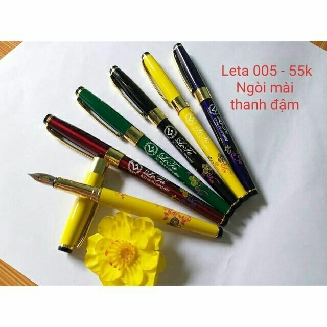Bút LeTa 005 (ngòi mài, thanh đậm)