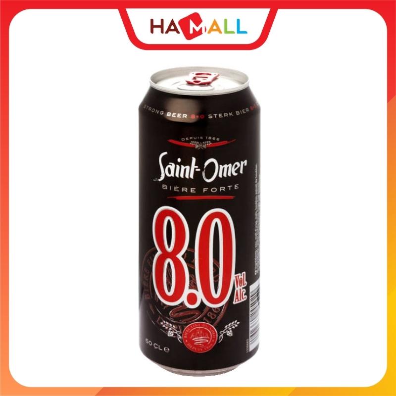 Bia lon Pháp Saint-Omer 500ml/thùng 24 lon