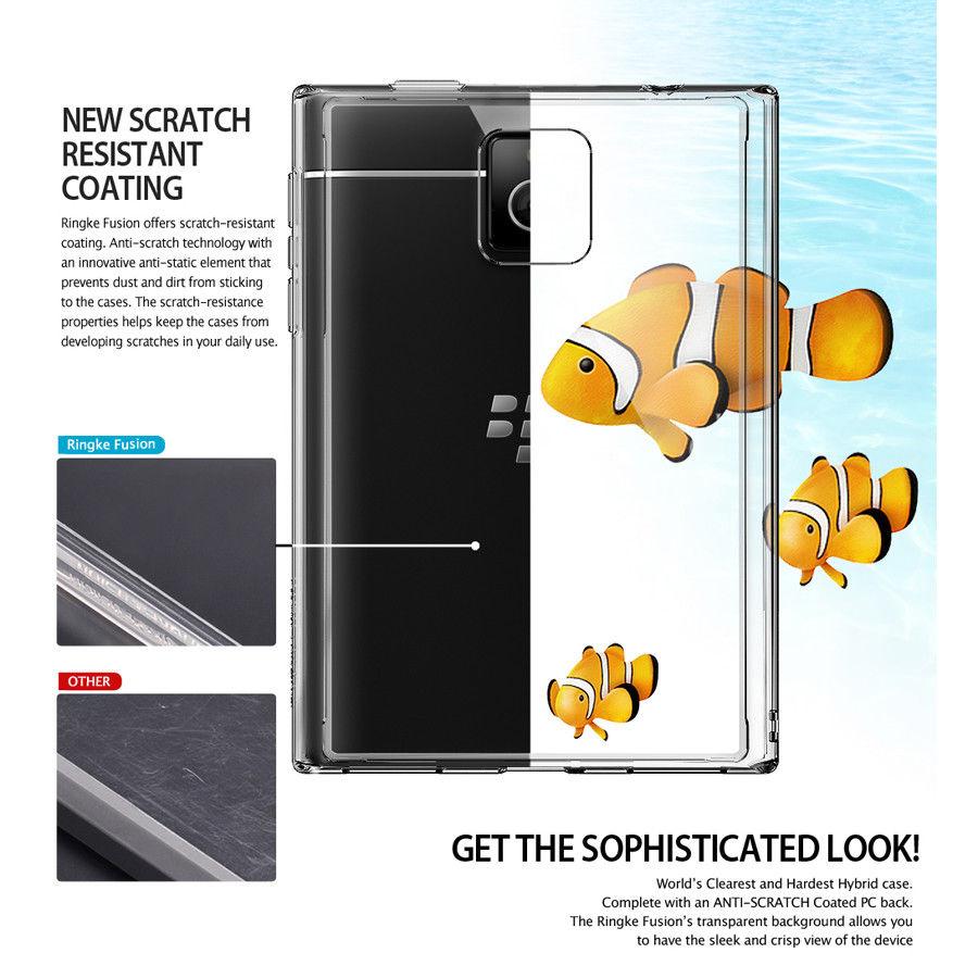 Ốp lưng Blackberry Passport Ringke Fusion (Smoke)