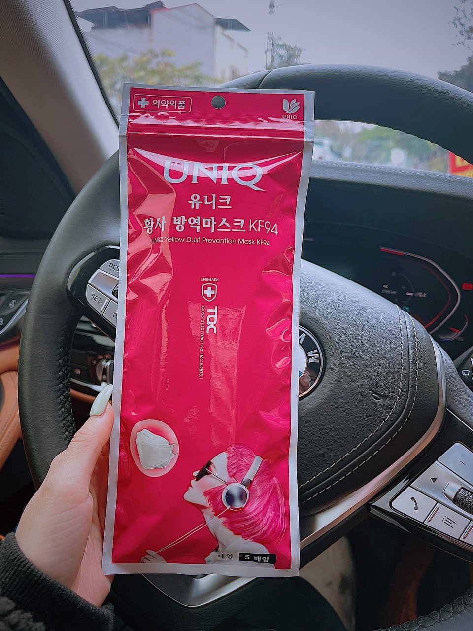 [HCM] Set 50 chiếc khẩu trang 4D KF94 HMMASK kháng khuẩn