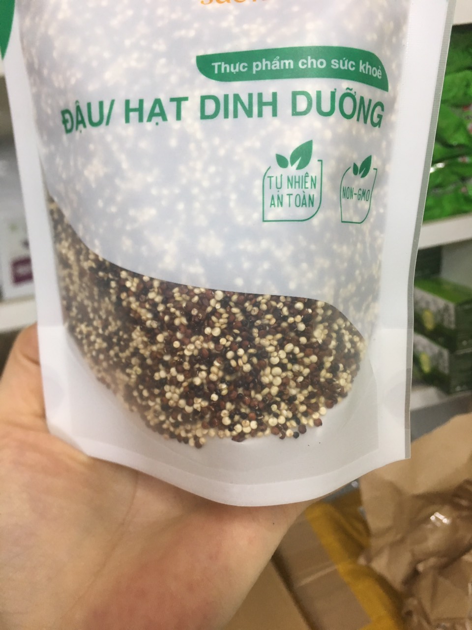 Hạt diêm mạch 3 màu hỗn hợp (hạt Quinoa mixed) ăn kiêng nhập khẩu