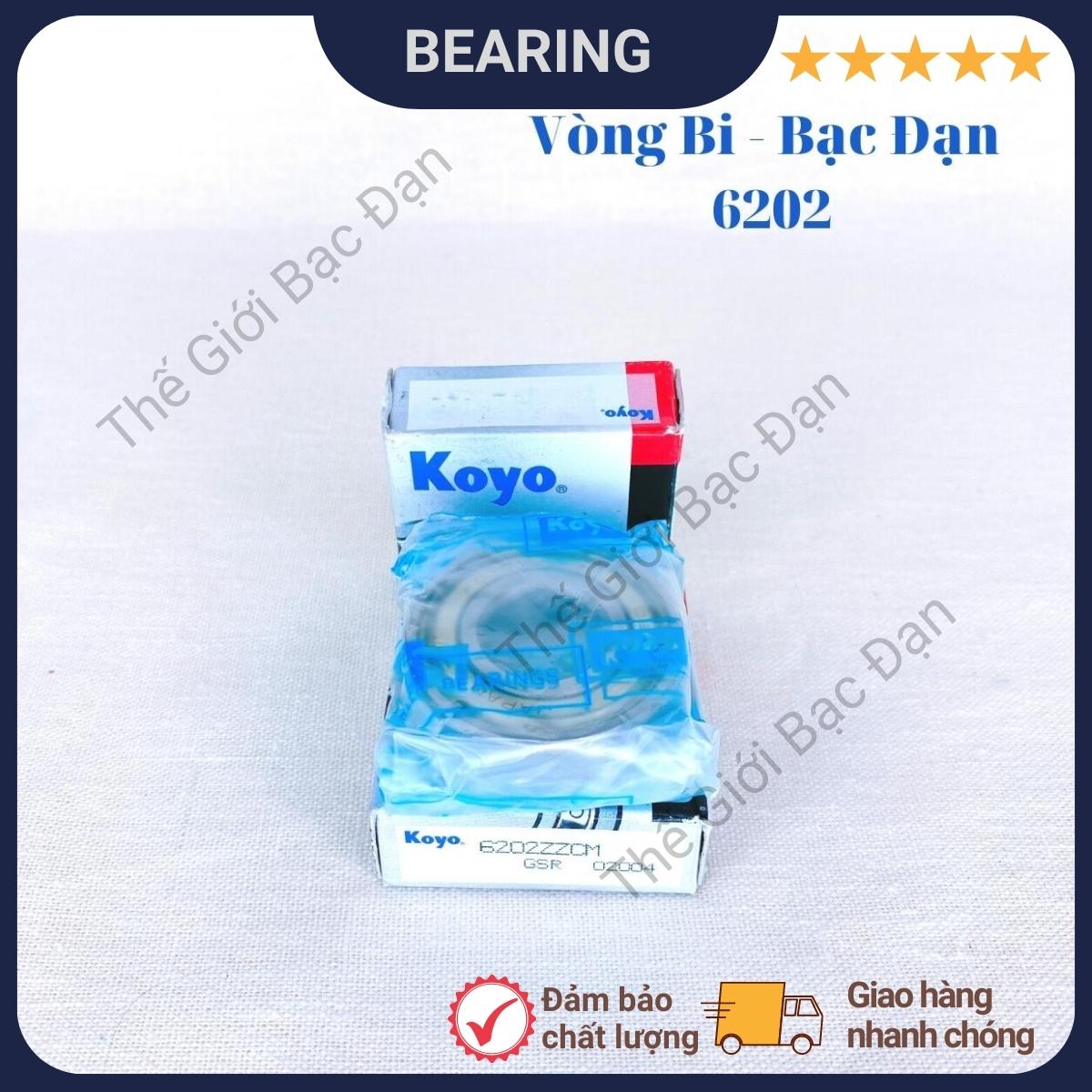 Vòng bi bạc đạn 6202 ZZCM KOYO -Thế Giới Bạc Đạn