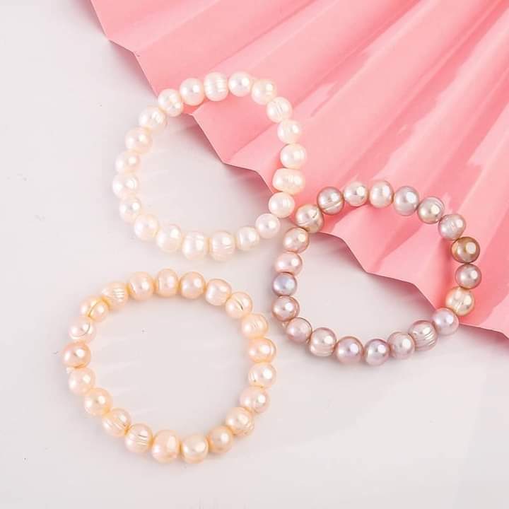 Vòng tay ngọc trai hạt sang trọng size 8-9ly lắc tay hạt trai nước ngọt - ngọc trai trường thịnh