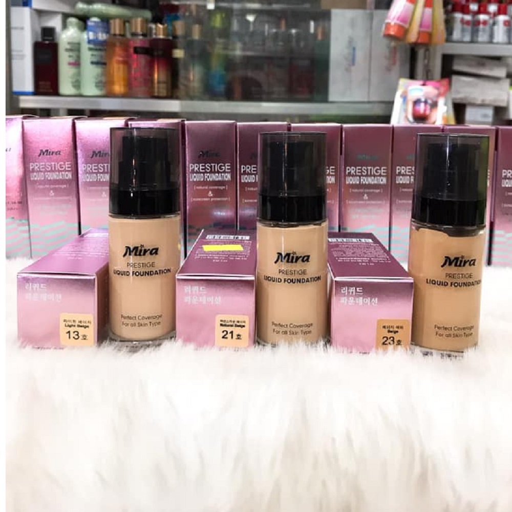 Kem nền chống nắng Mira Liquid Foundation 30ml