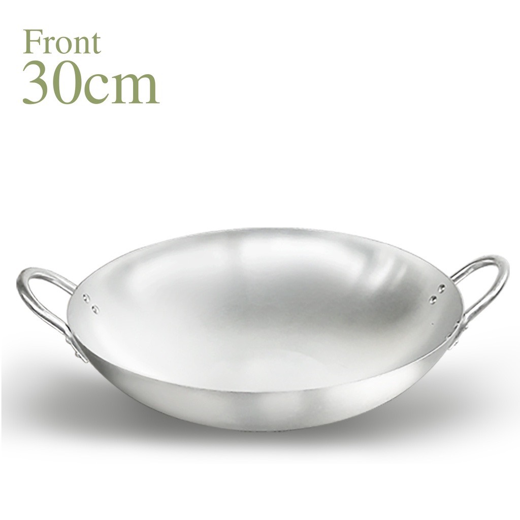 Chảo Nhôm Bầu Xi Kim Hằng (22cm;26cm;30cm;34cm;36cm;38cm;40cm;44cm;46cm;50cm)