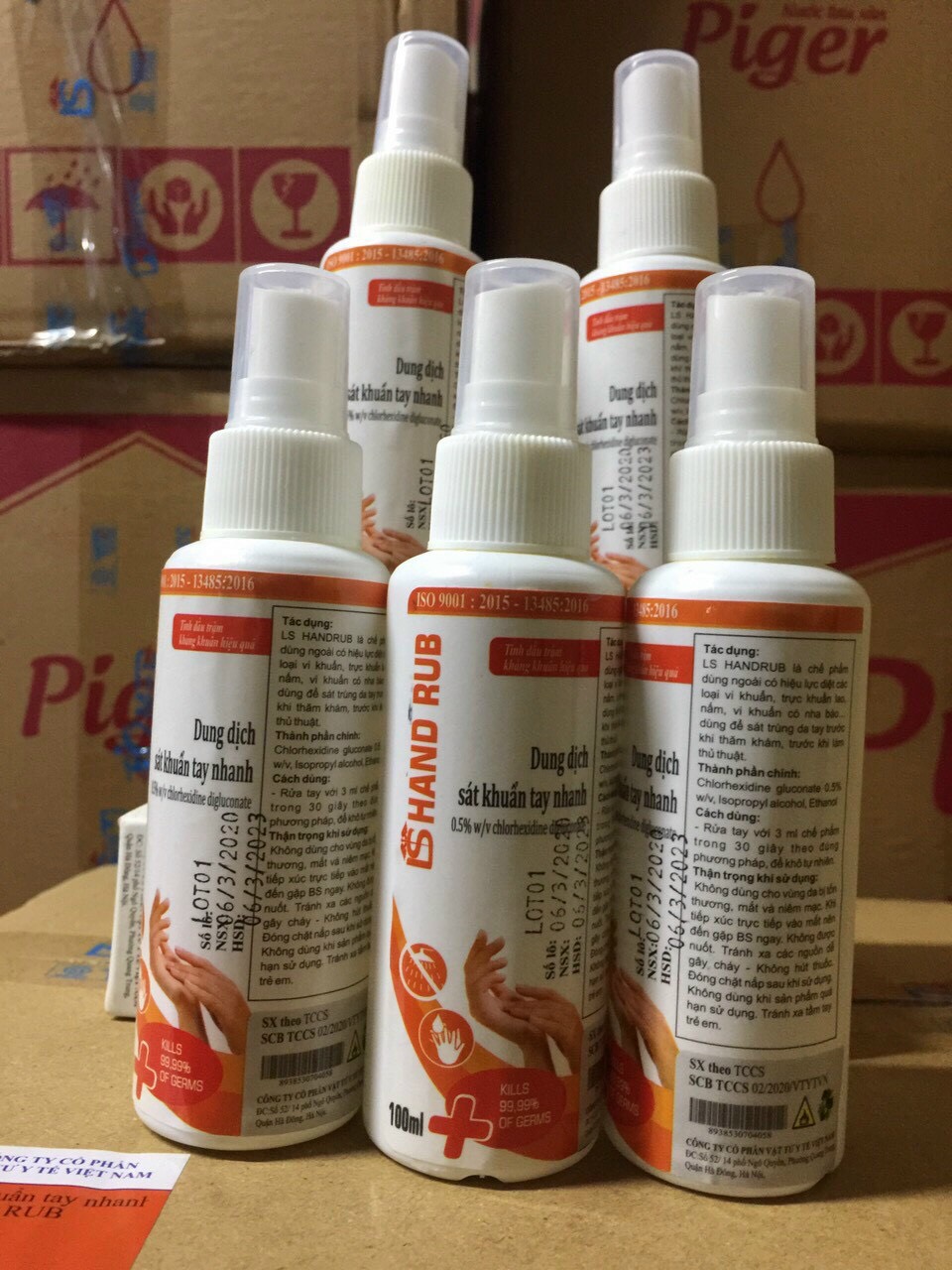Nước Rửa Tay Khô Sát Khuẩn Shiroi 5L  (Thế Hệ Mới)
