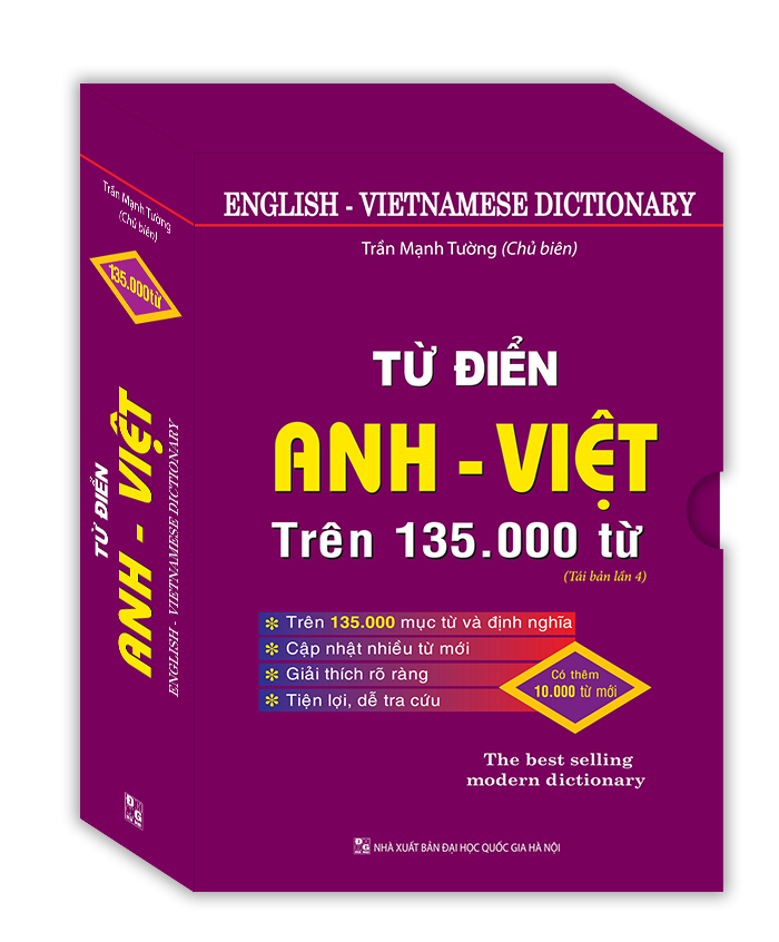 Từ điển Anh - Việt trên 135.000 từ (bìa cứng)
