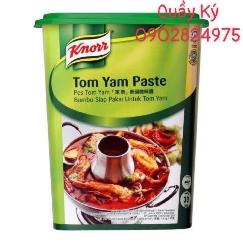 Súp nền lẩu thái knorr 1,5kg tom yam