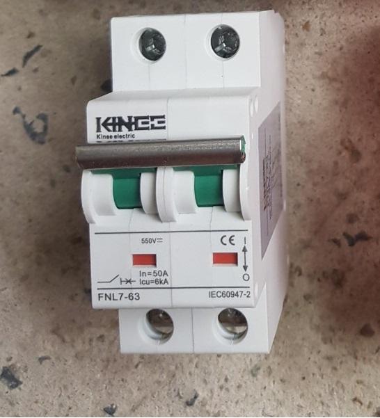 Aptomat DC KINEE 2P, 10A đến 63A, 800VDC
