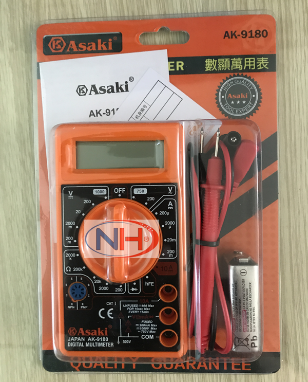 Đồng hồ vạn năng Asaki AK-9180