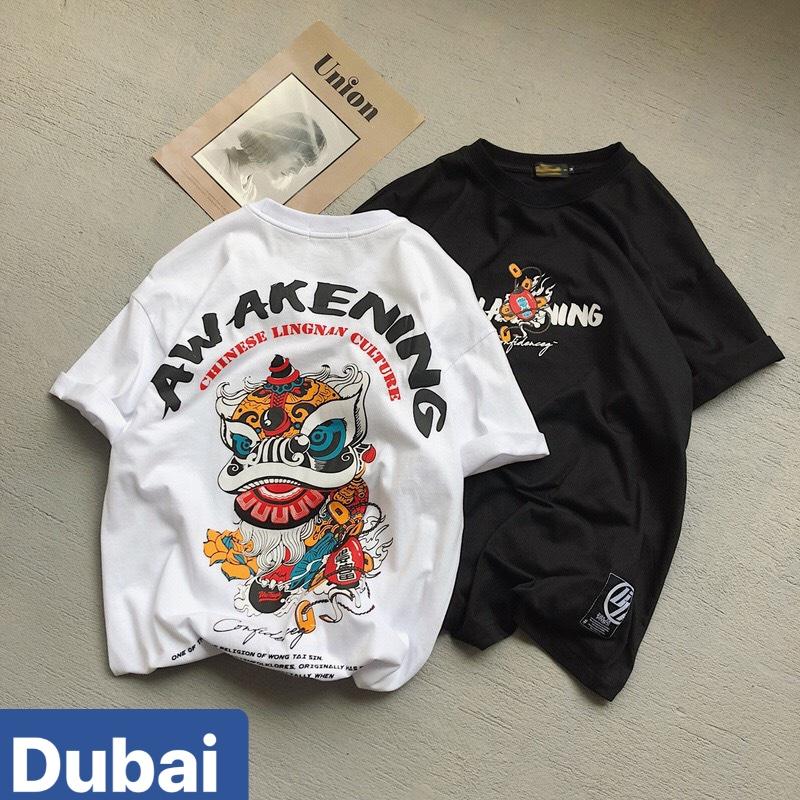 ÁO THUN NAM NỮ CON KÌ LÂN SINGAPORE FORM RỘNG TAY LỠ HOT TREND MẠNH MẼ SÀNH ĐIỆU VẢI DÀY MIN - DUBAI FASHION