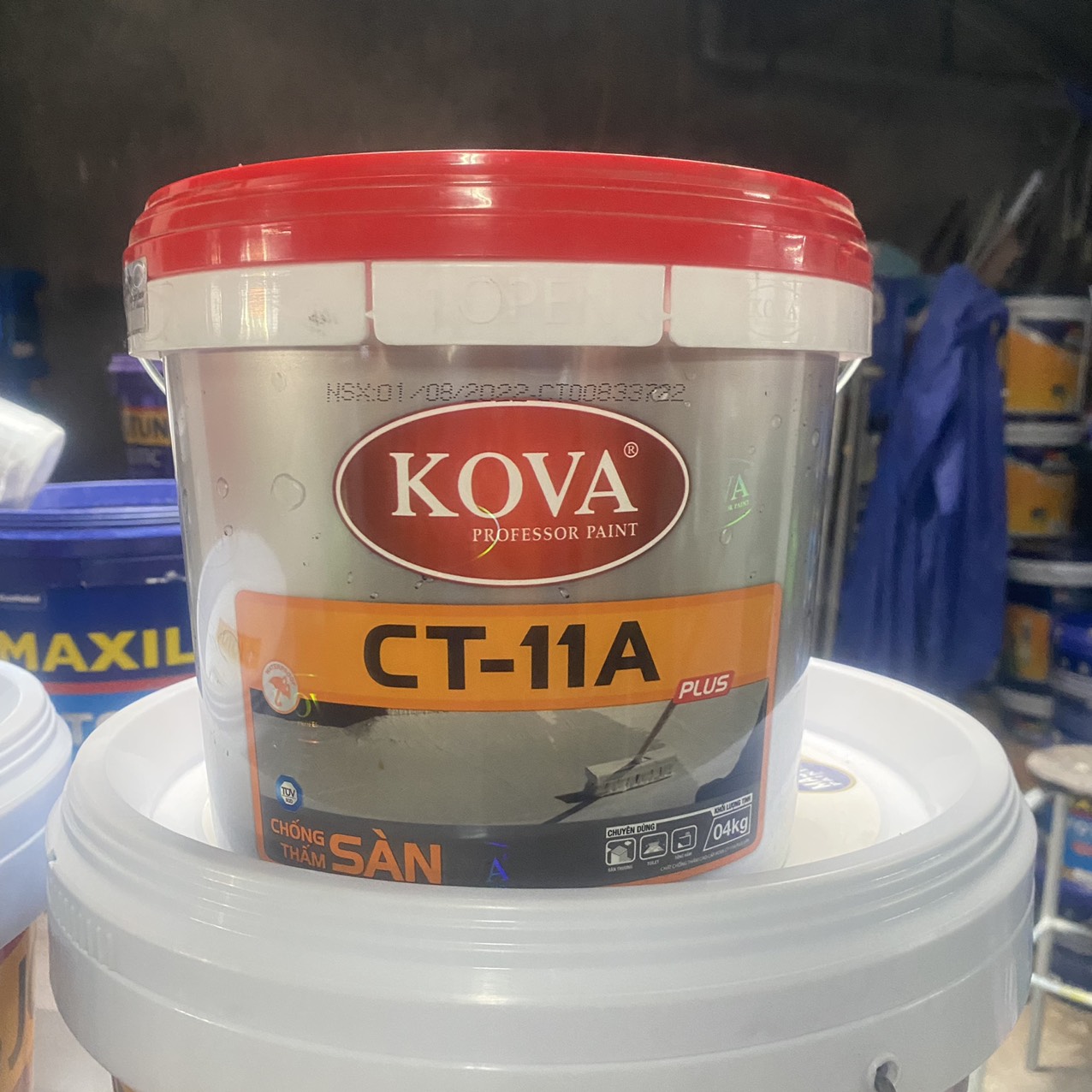 sơn chống thấm kova Sàn 1kg( chống thấm bảo vệ bề mặt tốt hàng chính hãng KOVA)