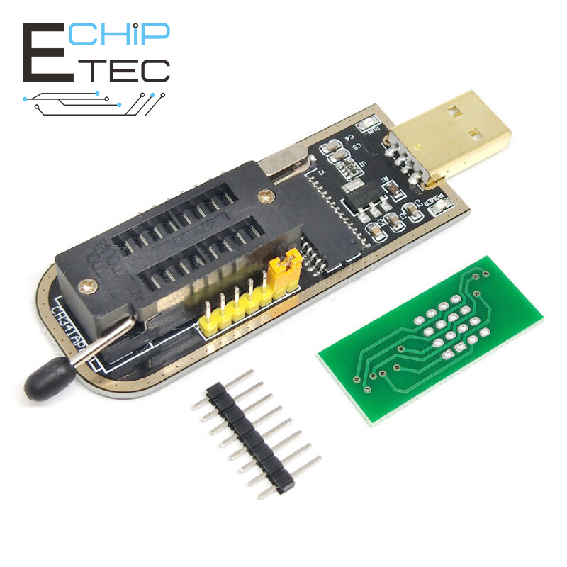Bộ Lập Trình USB BIOS EEPROM Flash CH341A 24 25 Series Với Phần Mềm & Trình Điều Khiển
