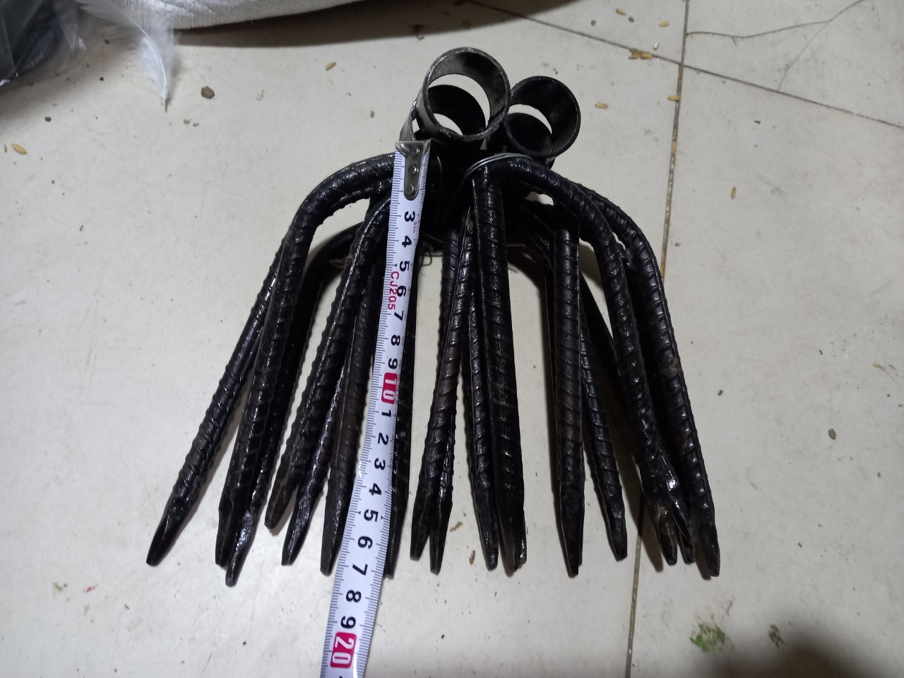 7-Tooth Steel Hoe, Sharp-Toothed Weeder in Various Sizes